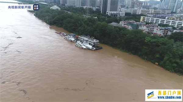 洪峰過境后廣西柳州海事部門持續加強水上交通安全監管(圖1)