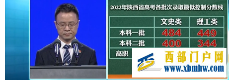 2022陜西高考錄取分數線出爐(圖1)