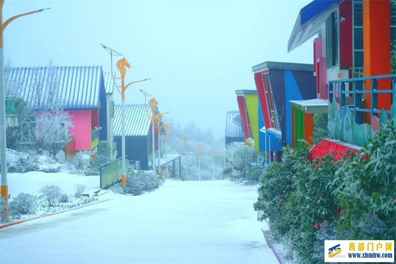 重慶武?。骸霸啤辟p武隆白馬山雪景(圖3)