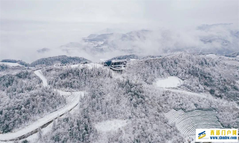 重慶武隆：“云”賞武隆白馬山雪景(圖8)